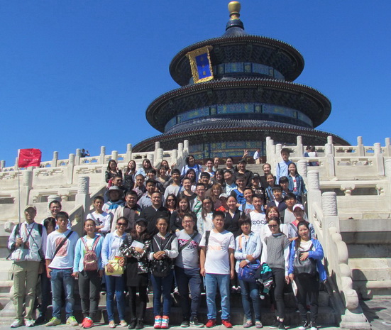 2015年9月12日周末班天坛景点实习圆满结束