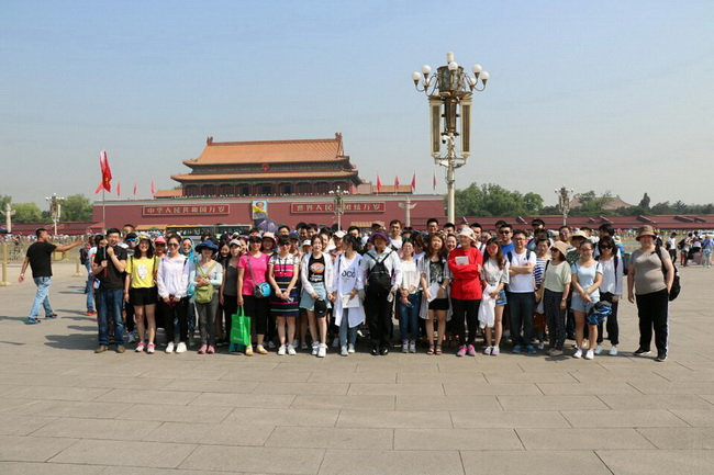 2017年5月20日天安门景点实习圆满结束！