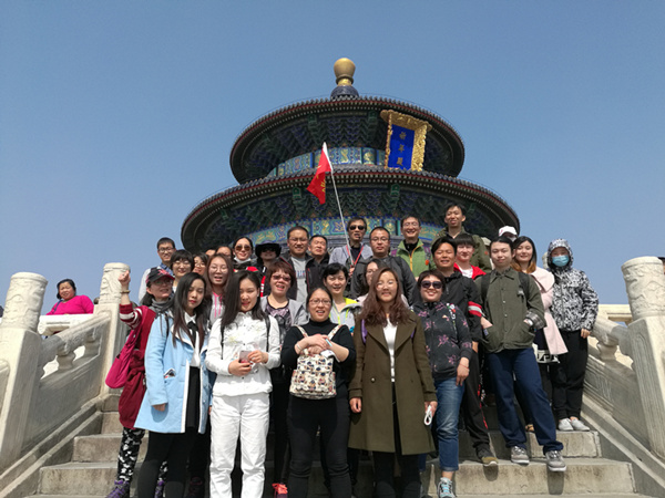 2018年3月24日天坛景点实习圆满结束！
